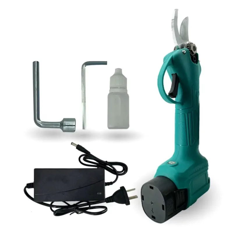 กรรไกรตัดแต่งกิ่งไฟฟ้าแบบใช้แบตเตอรี่ L สำหรับมืออาชีพ เครื่องตัดแต่งกิ่งไฟฟ้าสำหรับสวนองุ่น แบบโปรเกรสซีฟ