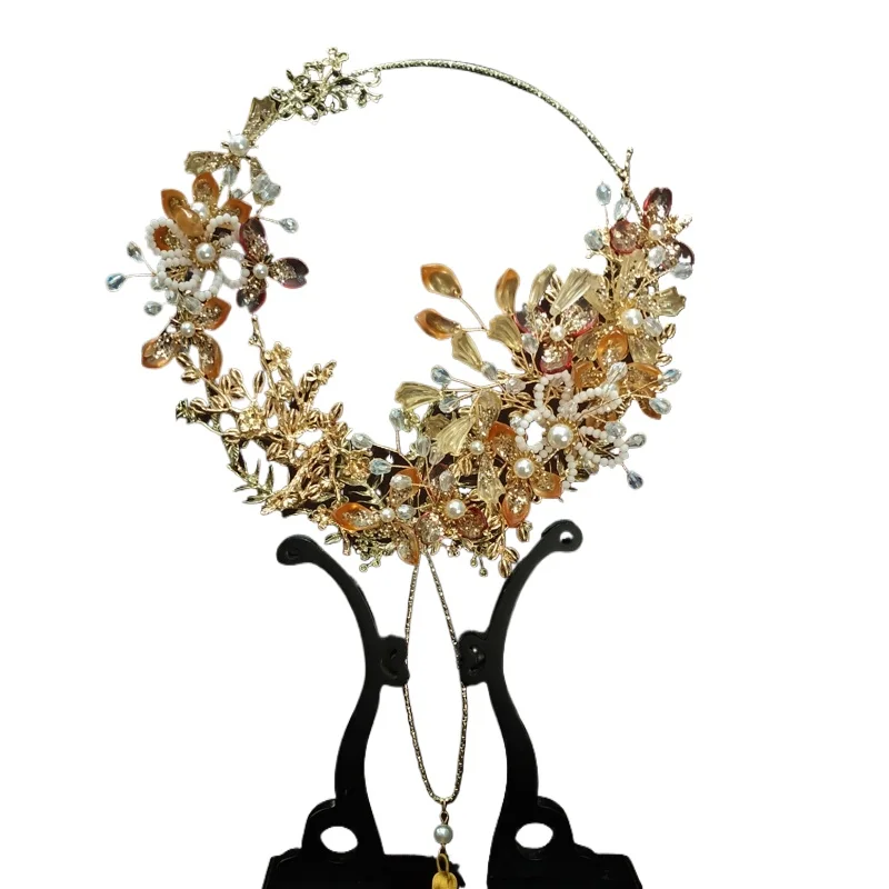 ventaglio-del-gruppo-cinese-matrimonio-sposa-bouquet-antico-matrimonio-finito-fan-del-gruppo-felice