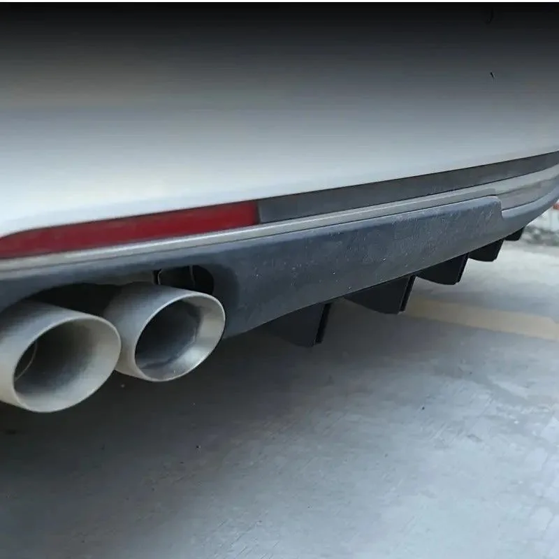 4 قطع تعديل السيارة العالمي الخلفي المفسد زعانف القرش الوفير الهيكل سبويلر سبليت الناشر اكسسوارات السيارات الزخرفية #2