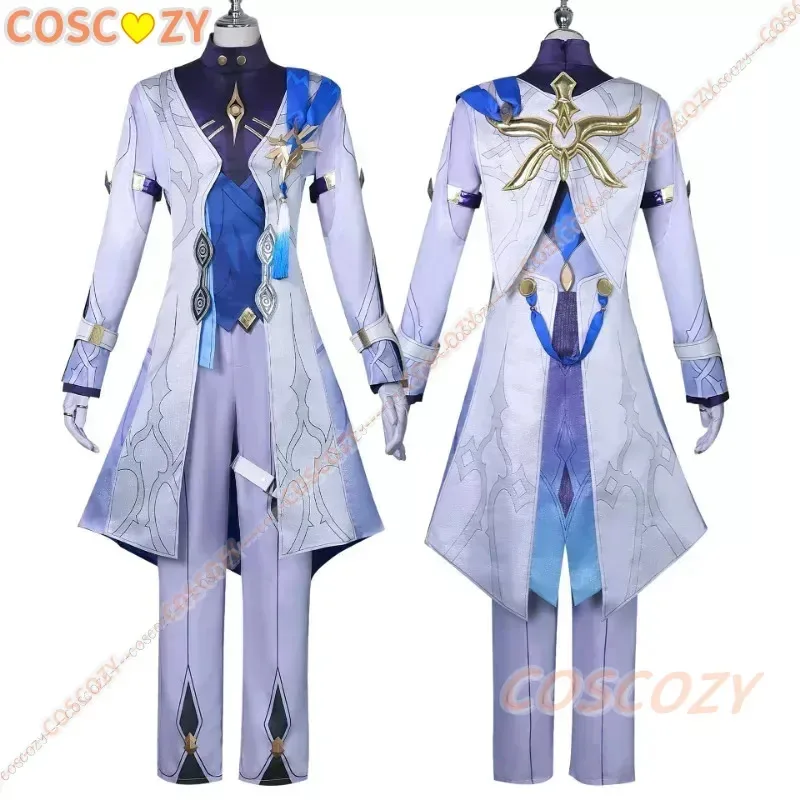 Kostum Cosplay qq681Sunday Honkai Star Rail Sunday Oak Family Set Lengkap Wig Halloween Seragam Game Pria