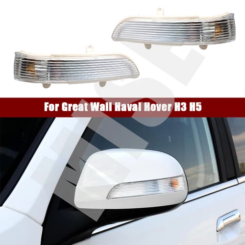 Imagen 1 del producto Para Great Wall Haval Hover H3 H5 luz intermitente de coche lámpara de dirección espejo retrovisor lateral luz de giro lámpara de señal con bombilla