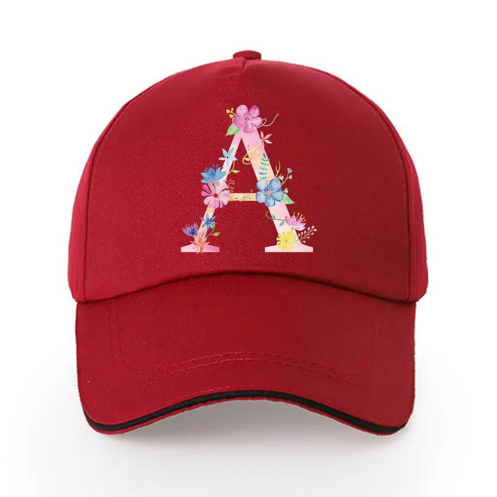 Hip-hop Baseball Cap Summer Outdoor Sun Hat Casual Wild  Pink Print Series Cotton Adjustable Hats Hipster Must-have Peaked Caps