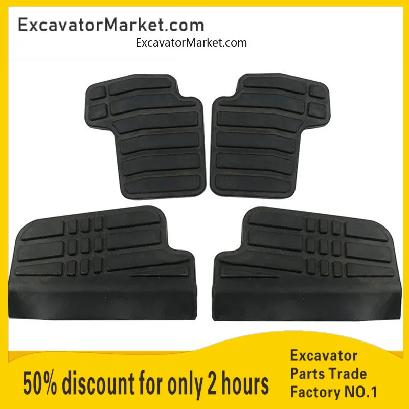 

For DOOSAN DH DX DAEWOO 60-7-680451642504 Walking foot pedal rubber sleeve pedal rubber shell excavator Spare