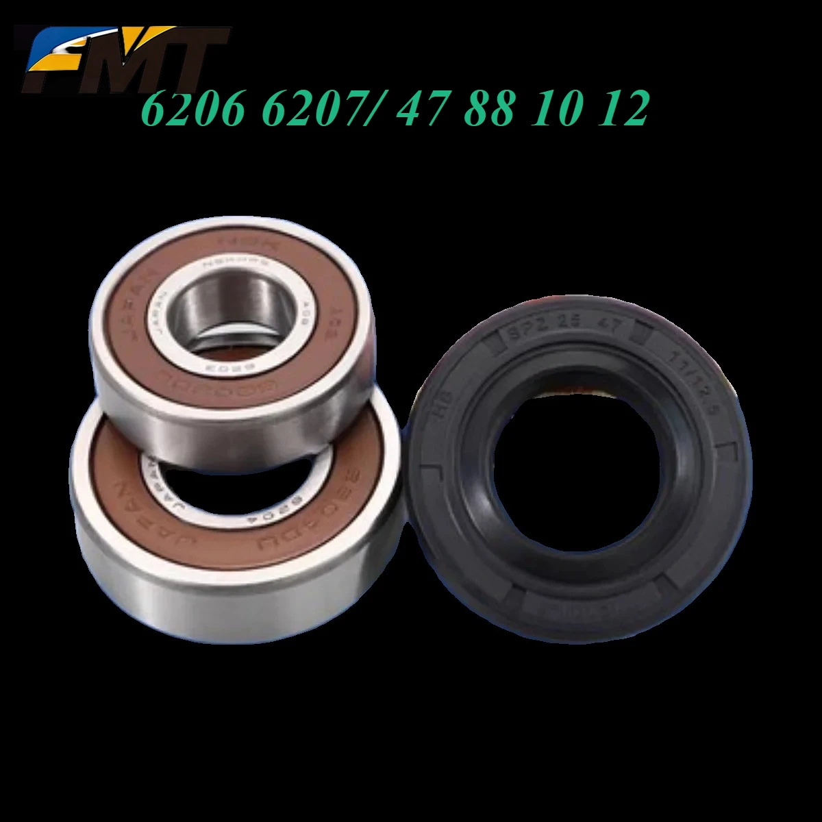 NEW 6206 6207/ 47 88 10 12 For Little Swan Drum Washing Machine Bearing Water Seal Parts