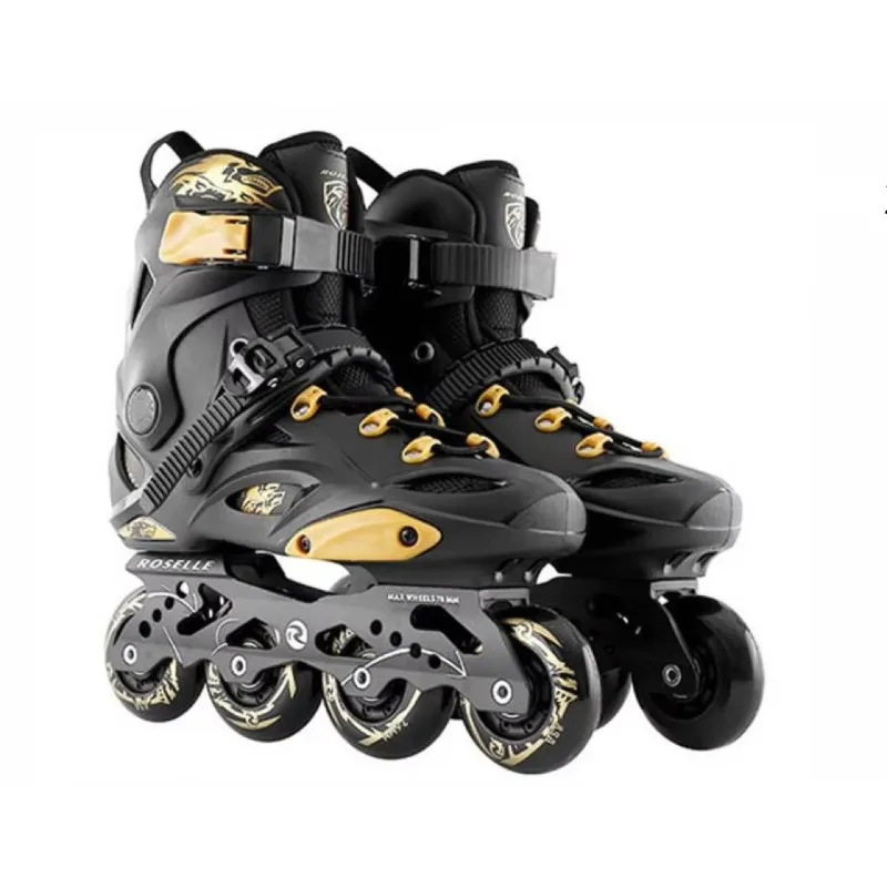 

Large Size 110mm Inline Slalom Skates for Adults Racing Roller Skating with Aluminum Frame PP Chassis Made From PU Material