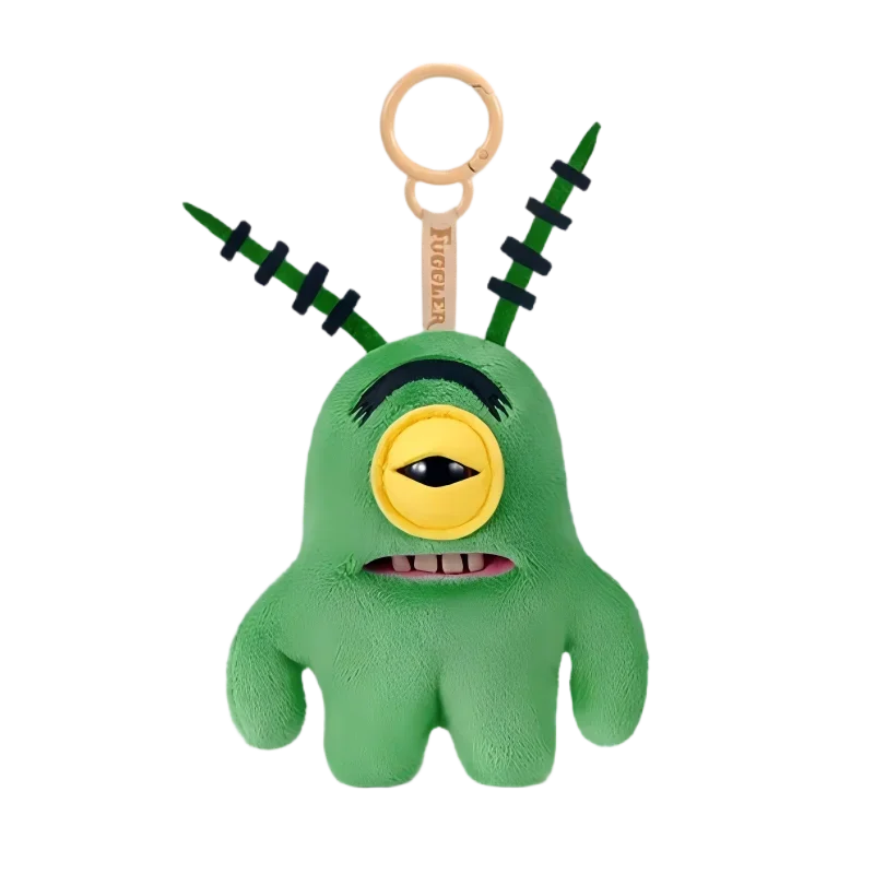 Originele Fuggler SpongeBob Patrick sleutelhanger tas charme voor rugzak decoratie zachte pluche pop tanden monster lelijk schattig grappig speelgoed