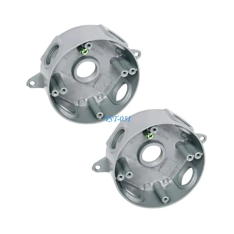 

E15A Restros Electrical Junctions Box In 5 Hole ABS Surfaces Mount Easy Installation