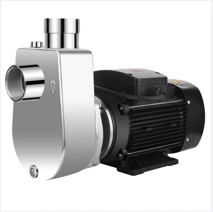 

304 stainless steel self-priming pump explosion-proof 316L acid and alkali corrosion resistance high temperature pumping wine