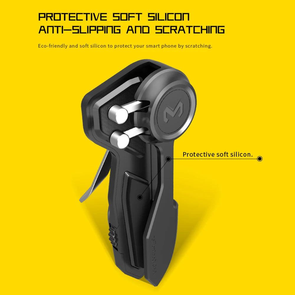 زر ألعاب الكمبيوتر اللوحي يشغل ملحقات لوحة الألعاب خفيفة الوزن 6 أصابع لعبة ترفيهية لعصا التحكم AKpad6K PUBG