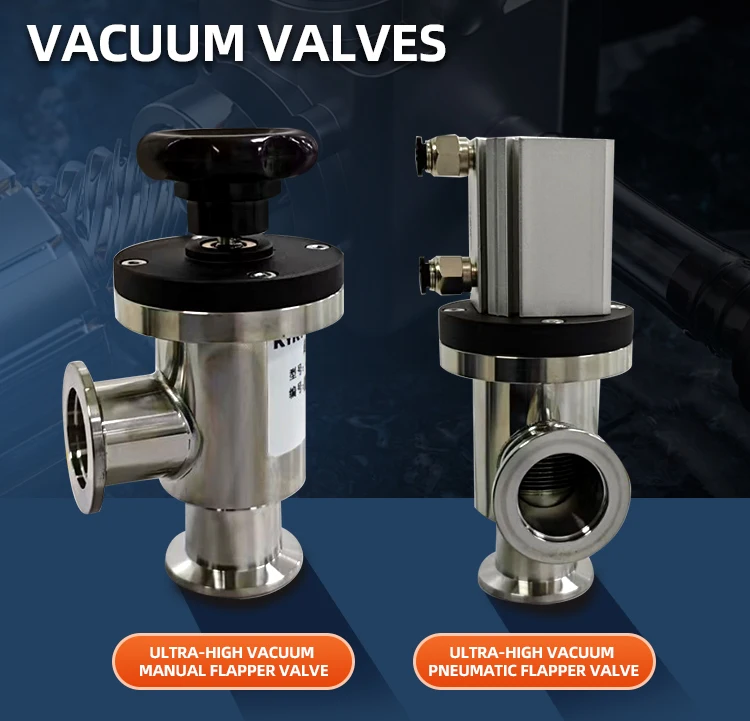 High Vacuum Pneumatic Damper Valve Made of High-quality Stainless Steel Material with High-performance Sealing Components