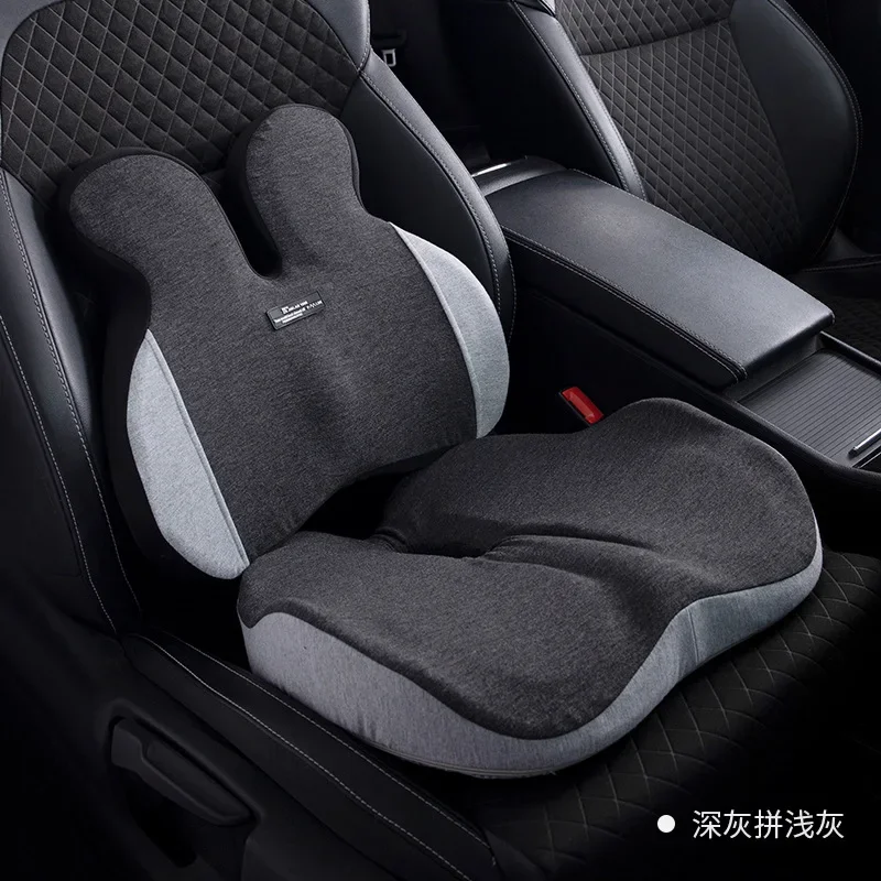 Car Cushion Set Ergonomic Design Orthopedic Pillow Auto Seat Cushion for Coccyx Cushion Sciatica Back Pain Relief Pad