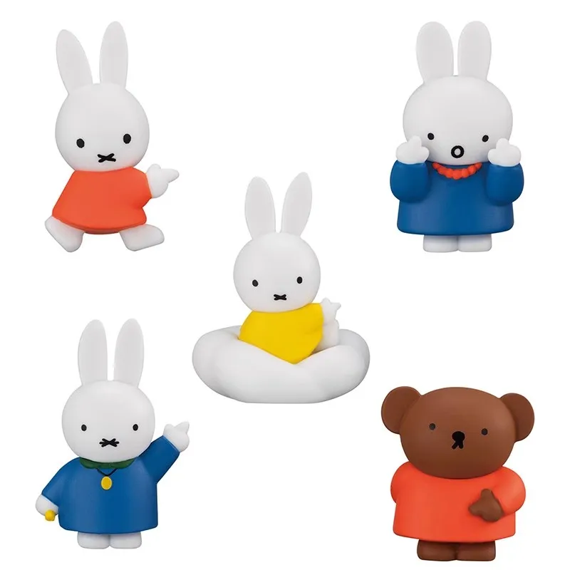 Bandai Original Gashapon Miffy POINT AT! Brinquedos para crianças presente enfeites de modelo colecionável