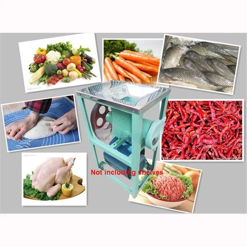 Commercial Large Meat Grinder Head 220V 50Hz No Motor Included Heavy Duty Bone & Meat Milling Machine Process Chicken Bone