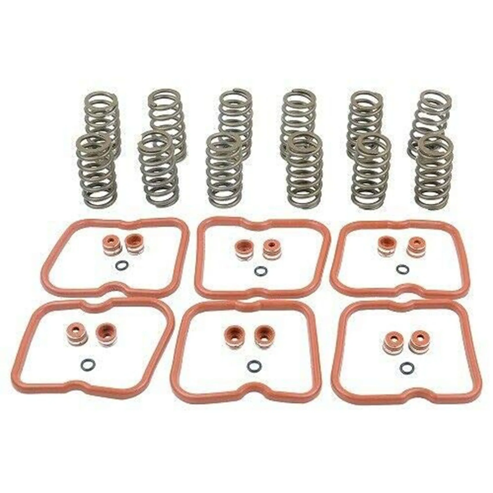 60Lb Valve Springs 3916691 with Gaskets O-Rings Stem Seals Set for Dodge Ram 1989-1998 Cummins 6BT 5.9L crude oil . 60