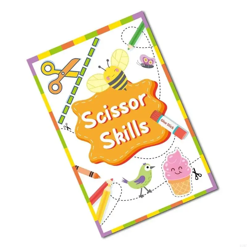 Toddler Friendly Paper Art Craft Book With Patterns For Safe Indoor Activity And Early Childhood Education