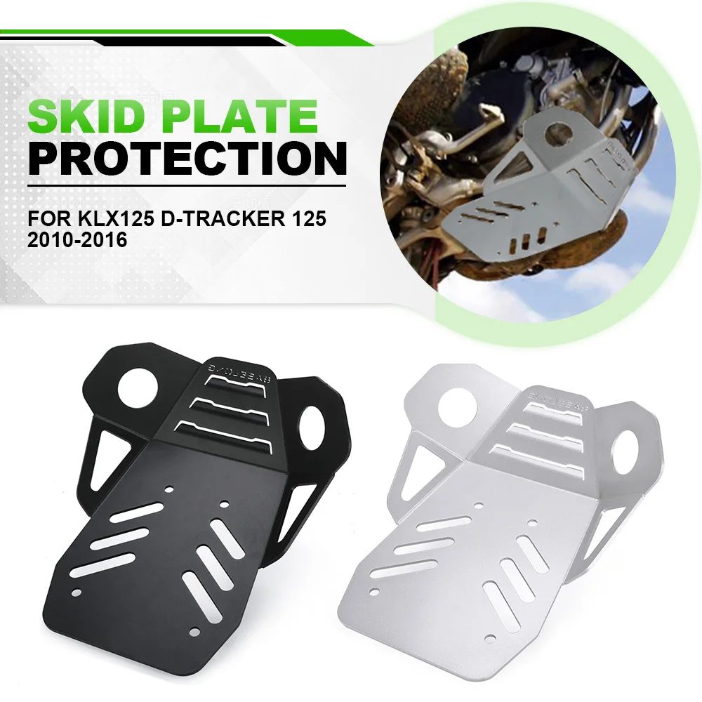 

Для Kawasaki KLX125 D-TRACKER 125 2010-2016 KLX150BF 2017, передняя защитная пластина, защита двигателя, низкая крышка Bash, защита шасси двигателя