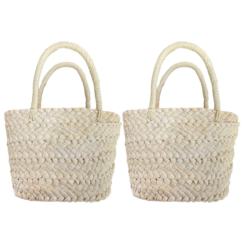 

FX-2X летняя маленькая тканая сумка ручной работы, сумка из кукурузной шелухи, корзина, соломенная сумка из ротанга, соломенный кошелек из ротанга для родителей и детей