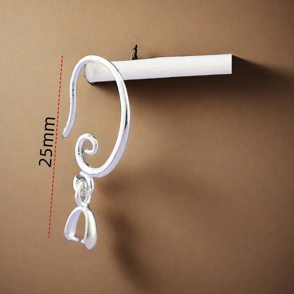 Wholesale 20/50PCS Lot 925 Silver Gold Copper Ball Earring Hooks Wire Clip Jewelry Making Accessory Findings Connectors