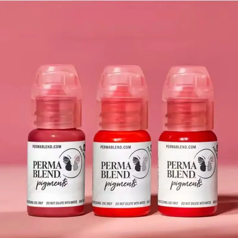 NEW Perma Blend Permanent Makeup Inks For Eyebrows Eyeliner Lip Microblading Eyebrow Beauty Tattoo Pigment Color Art Supplies