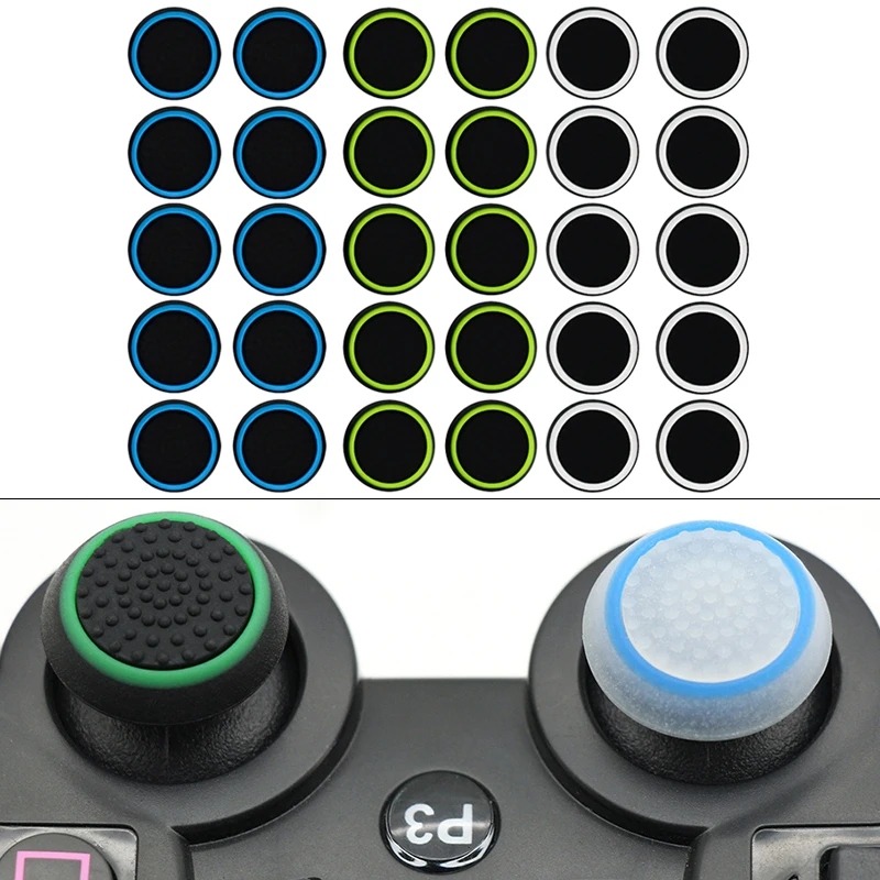 

10Pieces Joystick Cover Case Silicone Analog Thumbstick Thumb Stick- Grip Cap For PS3/PS4 Switch XBOX-ONE