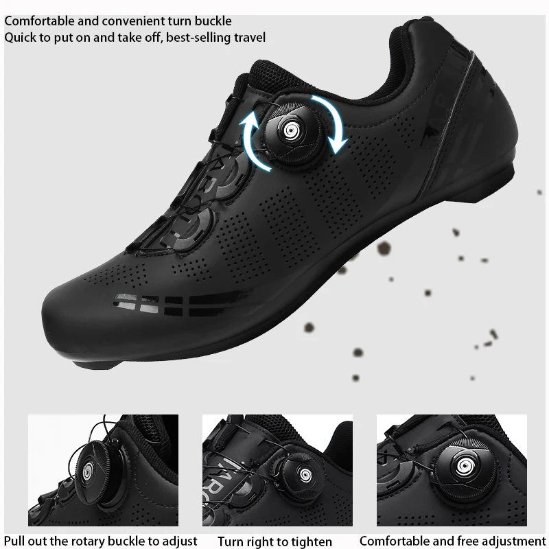 LiXingMing Cycling Shoes Road Bike Men Racing Contest Self-Locking Speed Bicycle Sneakers Women Spd Cleats Cycling Footwear