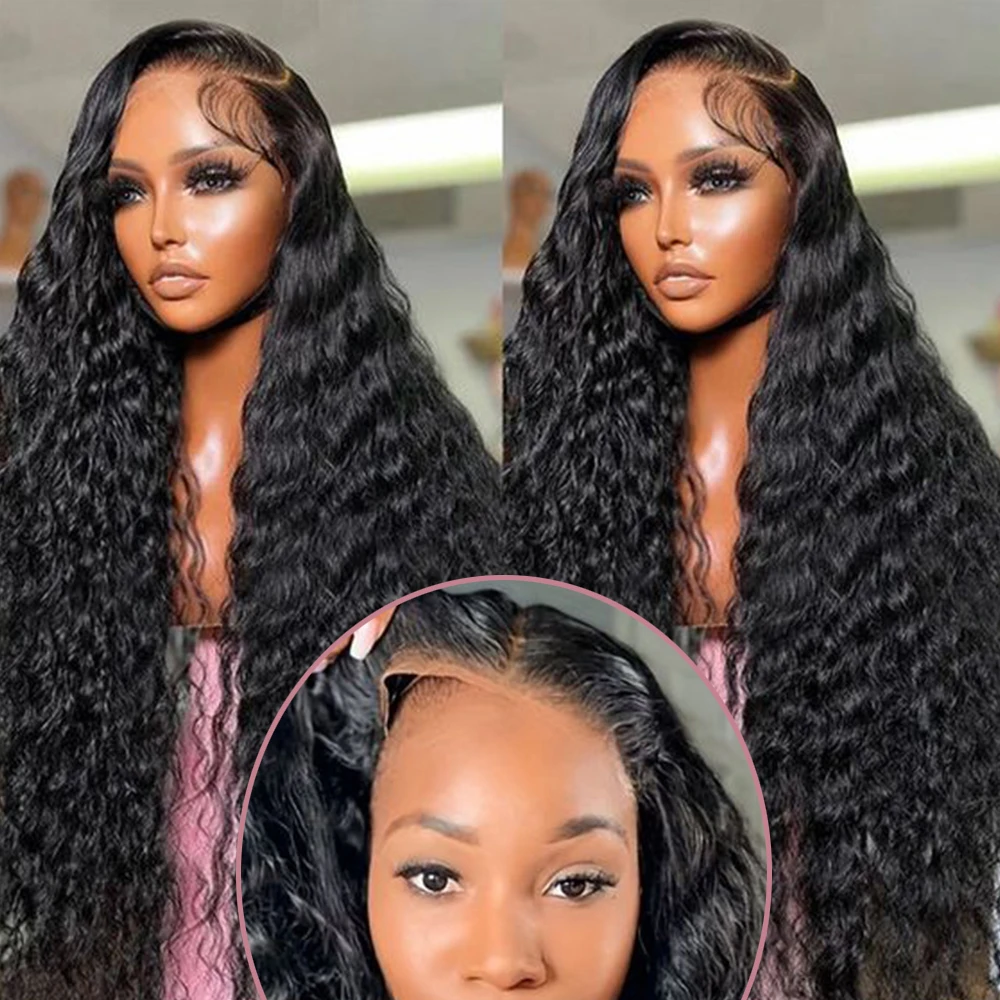 

Glueless Wig Human Hair Ready To Wear 4X6 Glueless Wigs Deep Wave Frontals Wigs For Women Human Hair Wigs Curly Human Hair Wig