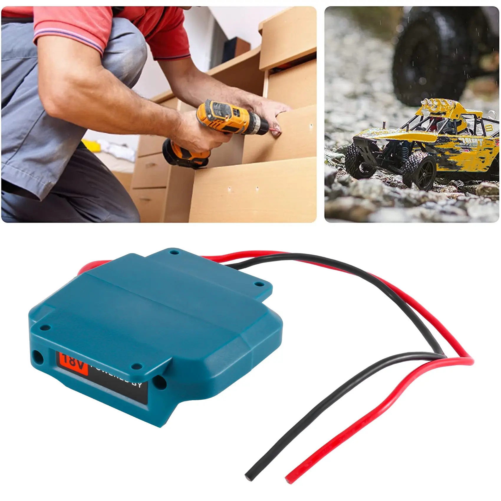 

RABIT AS59~ Battery Adapter Converter For 18V Li- Battery DIY Power Tool Battery Converter