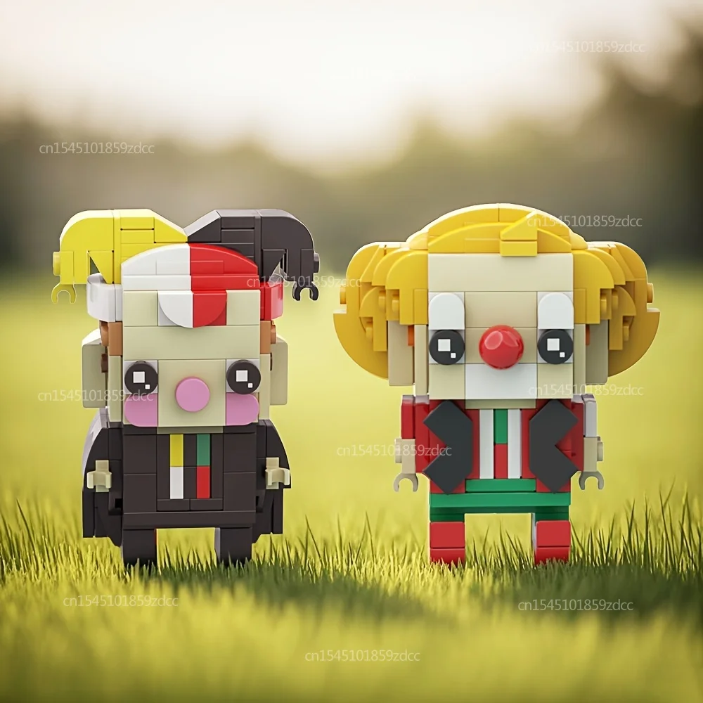 MOC bases et Adriaanes Clown figurines blocs de construction assembler brique jouet Halloween cadeaux de noël