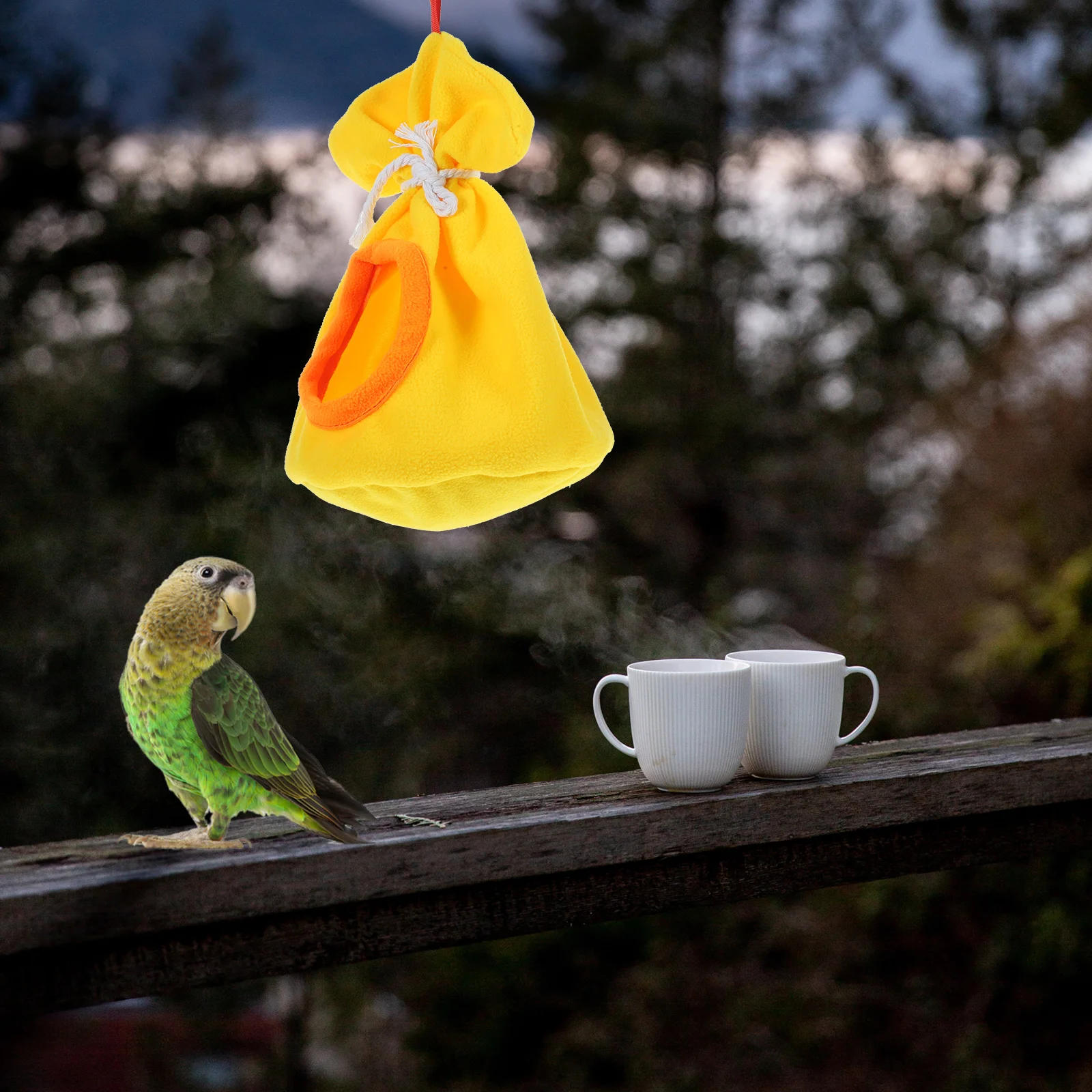 

1pc Parrot Hammock Pet Nest For Indoor Outdoor Warm Breathable Lightweight Portable Bird Bed Tent Quick Dry Durable Pet Bird