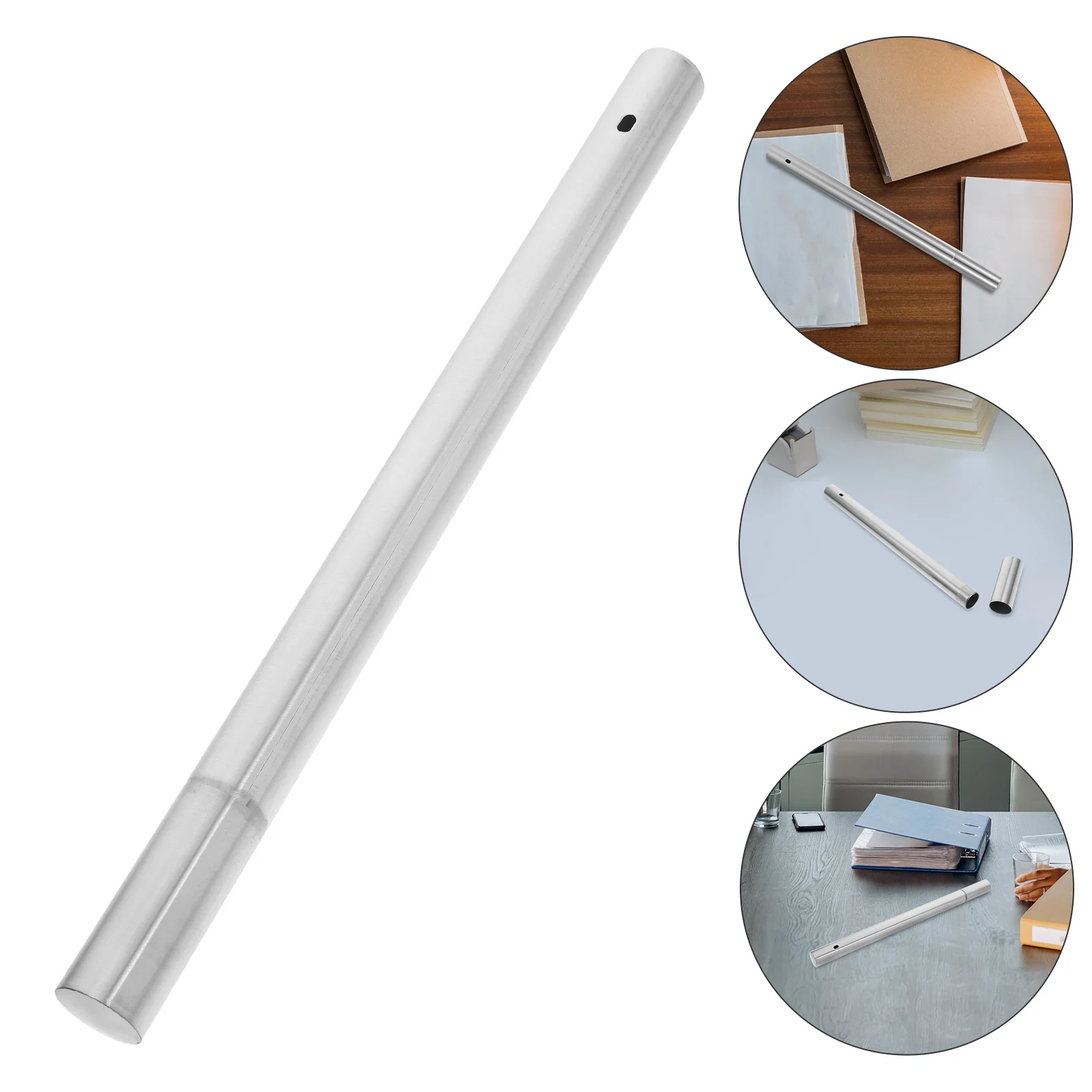 

Stainless Steel Document Storage Tube for Birth Certificates Diplomas Important Documents Durable Portable Certificate Holder