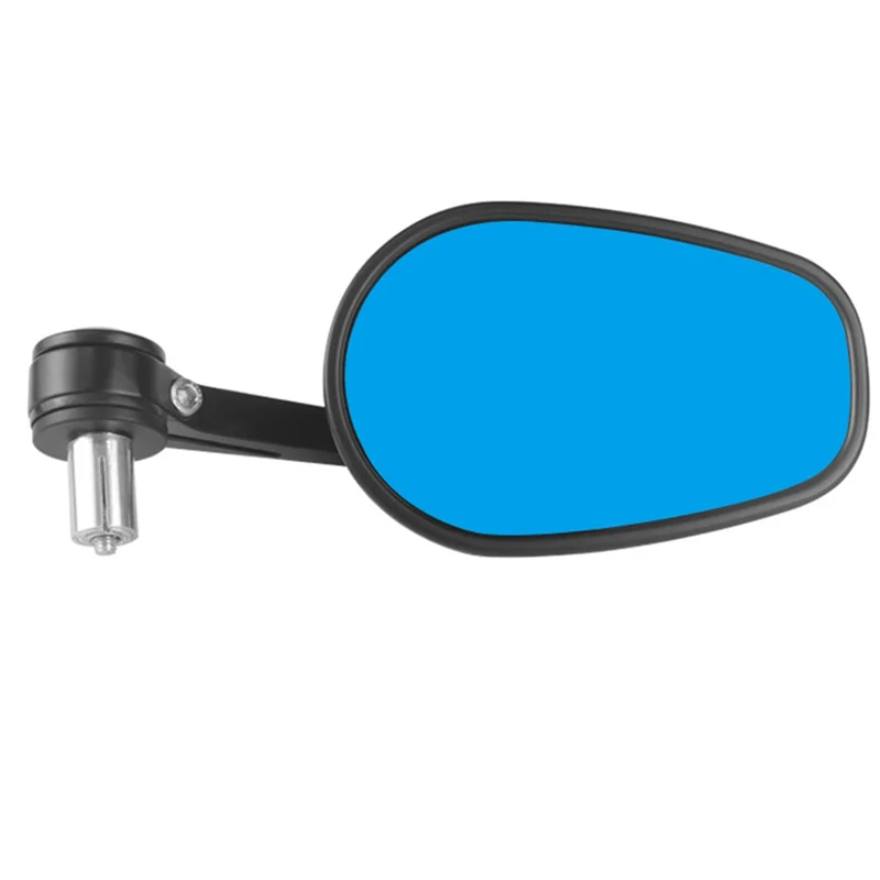 ملحقات مرآة الرؤية الخلفية العاكسة البيضاوية الرائجة لمقود الدراجات النارية العالمية مقاس 22 مم