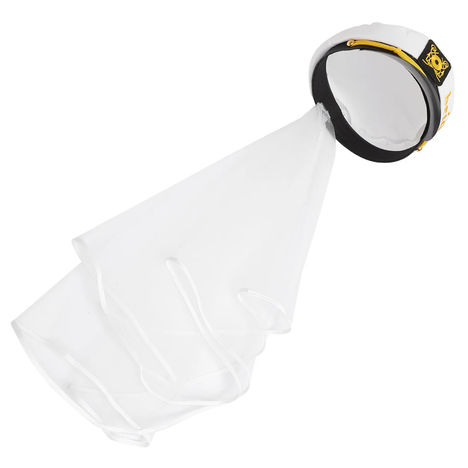 

Beach Hat Bridal Sailor Nautical Hats Women Bachelorette Party Accessories Veil Wedding Navy Charm Elegant Cool Exquisite