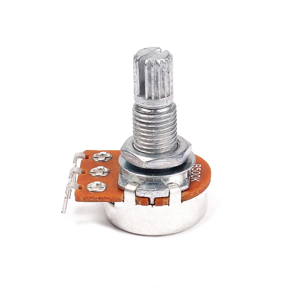 

Potentiometer Amplifier Guitar 500K Linear B500K Solder Lugs Audio-potentiometers Pearlescent