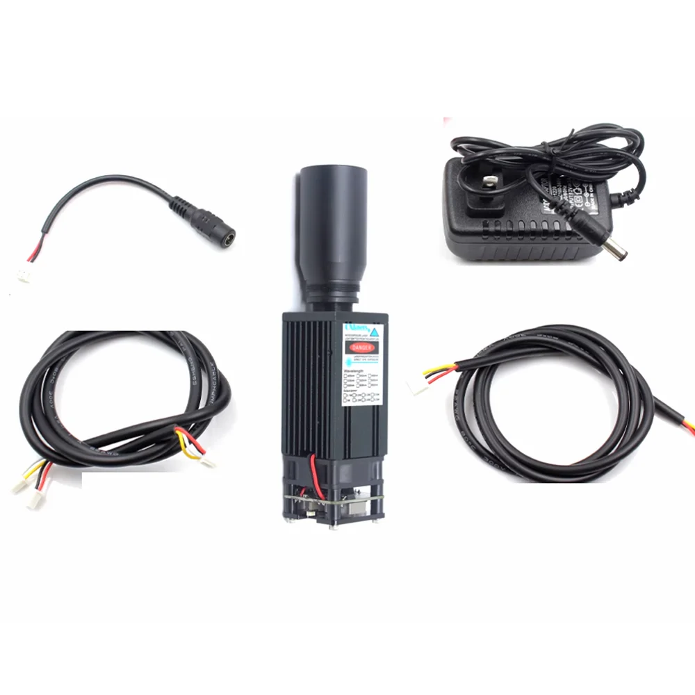 

450nm 10W Blue Laser 3CM coarse laser Module with Beam expander 12V