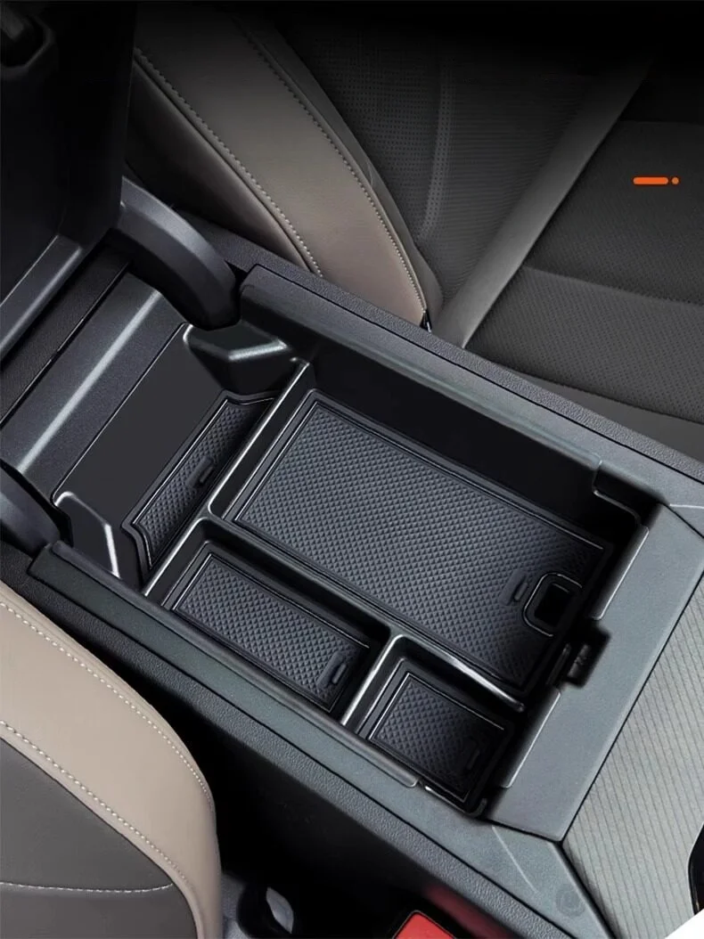 For BMW X3 G45 2025-2026 Central Console Armrest Storage Box Behind Screen Organizer Anti-Slip Mat Car Interior Accessories view 4