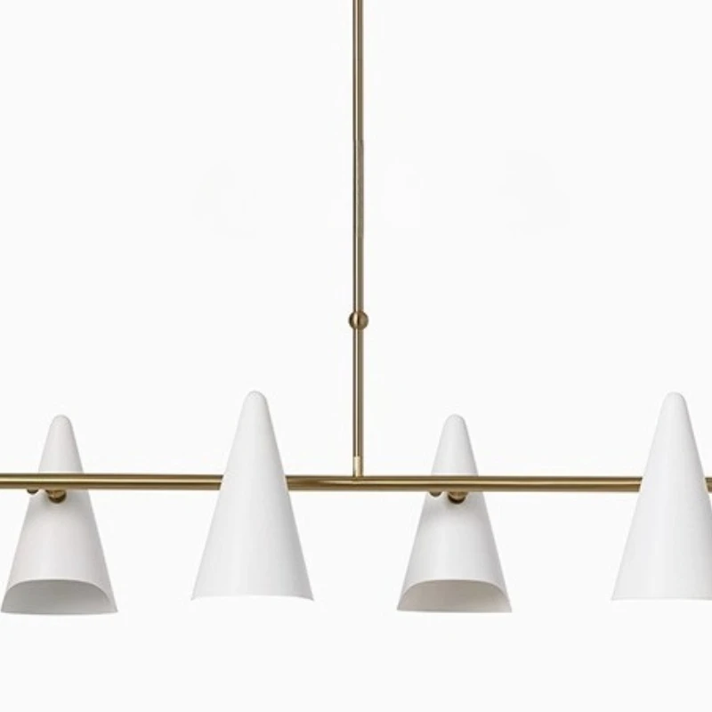 المصممين الحد الأدنى متعدد رؤساء مُثبتة في السقف ضوء لغرف المعيشة طاولة طعام الفيلات المطاعم LED الثريا الإنارة #6