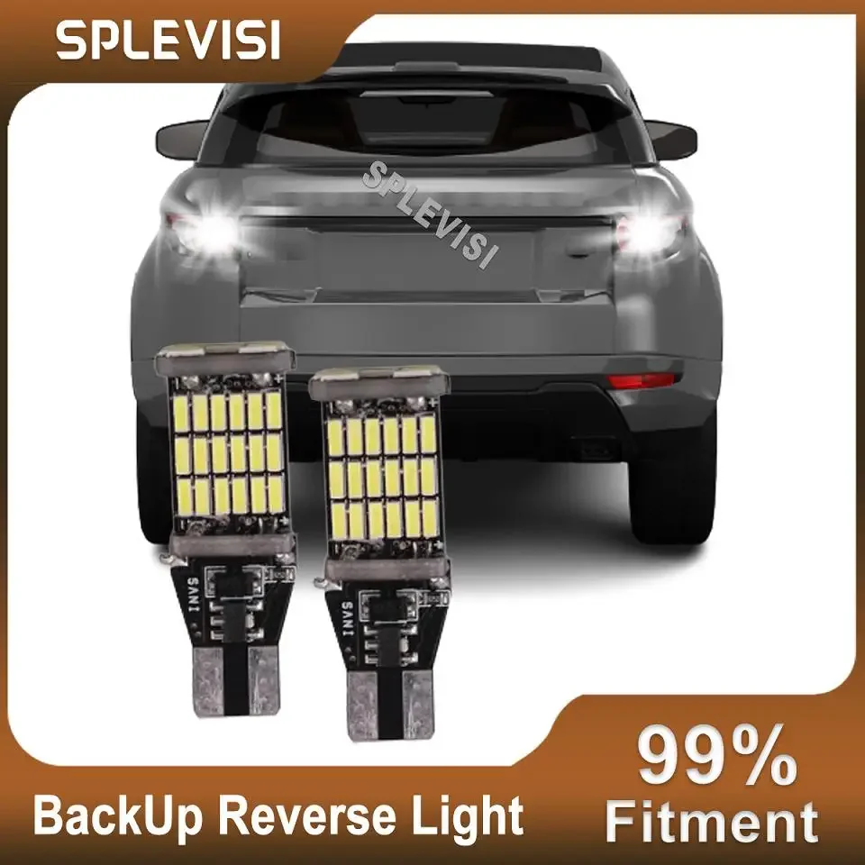 

2x 12v LED White Reverse Backup Light Bulb Lamp 6000K Replacement For Range Rover Evoque 2011-2018 2012 2013 2014 2015 2016