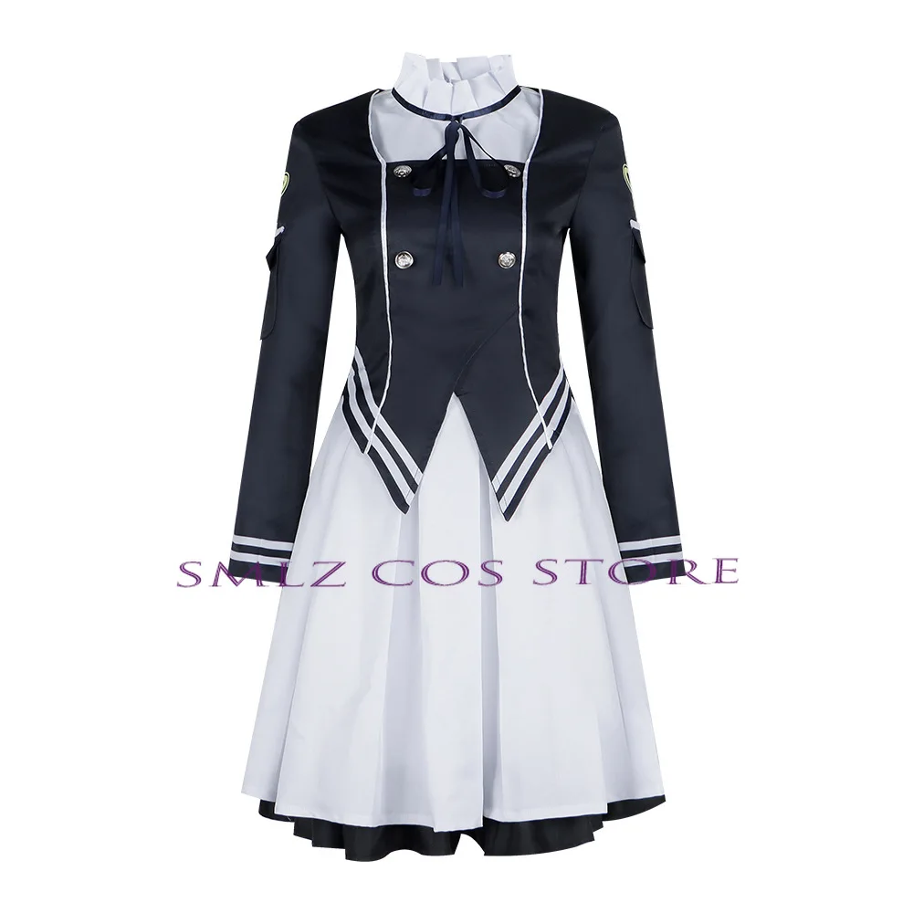 Virtuosa Cospaly Spiel Arknights Arturia Kostüm schwarz Uniform Kleid Perücke Set Anime Party Spiel Outfit für Frau