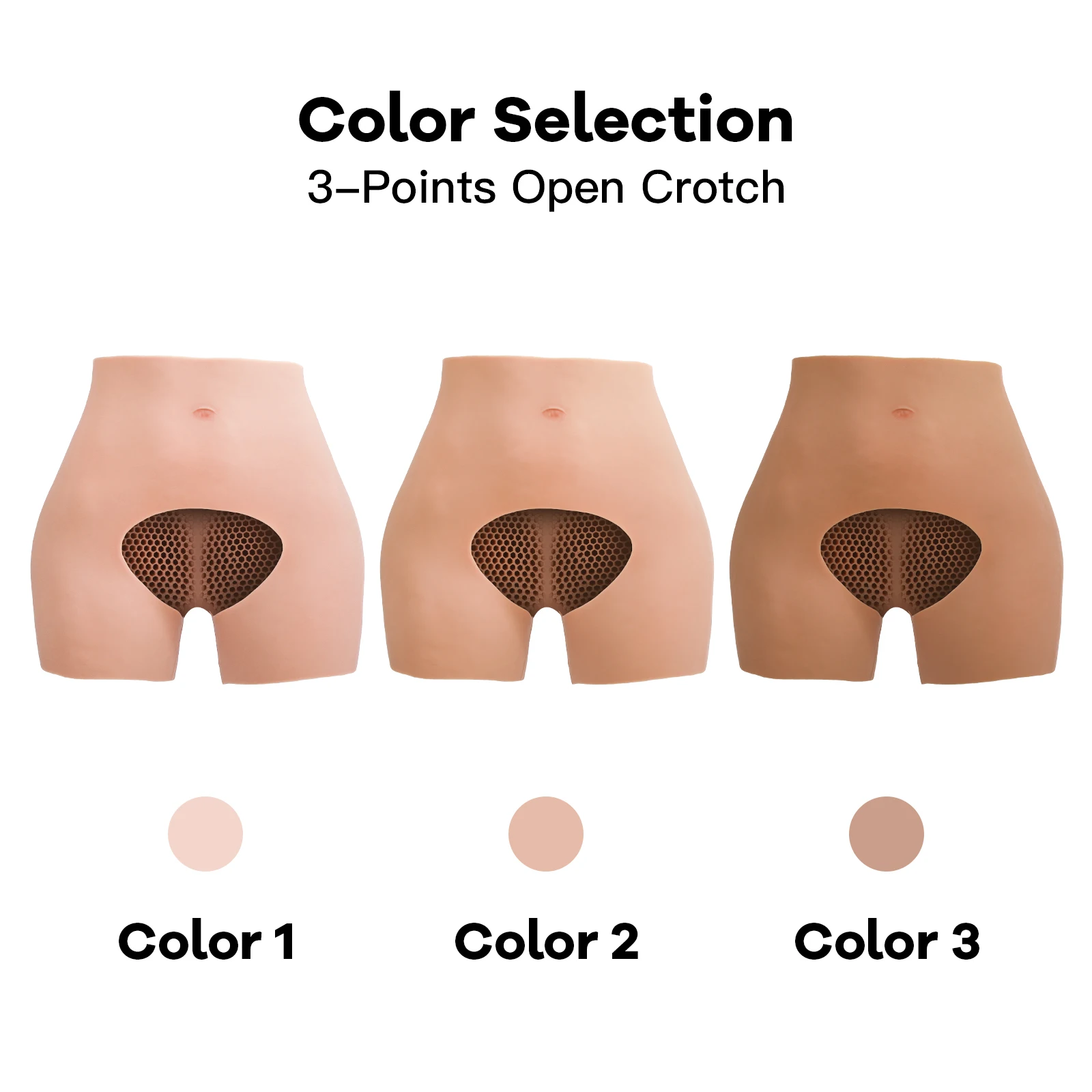 CYOMI Silicone Big Asses Pants Fake Buttocks Padded Enhancer Hip Butt Lifter Pantys Shapewear Open Crotch Shaper Underwear