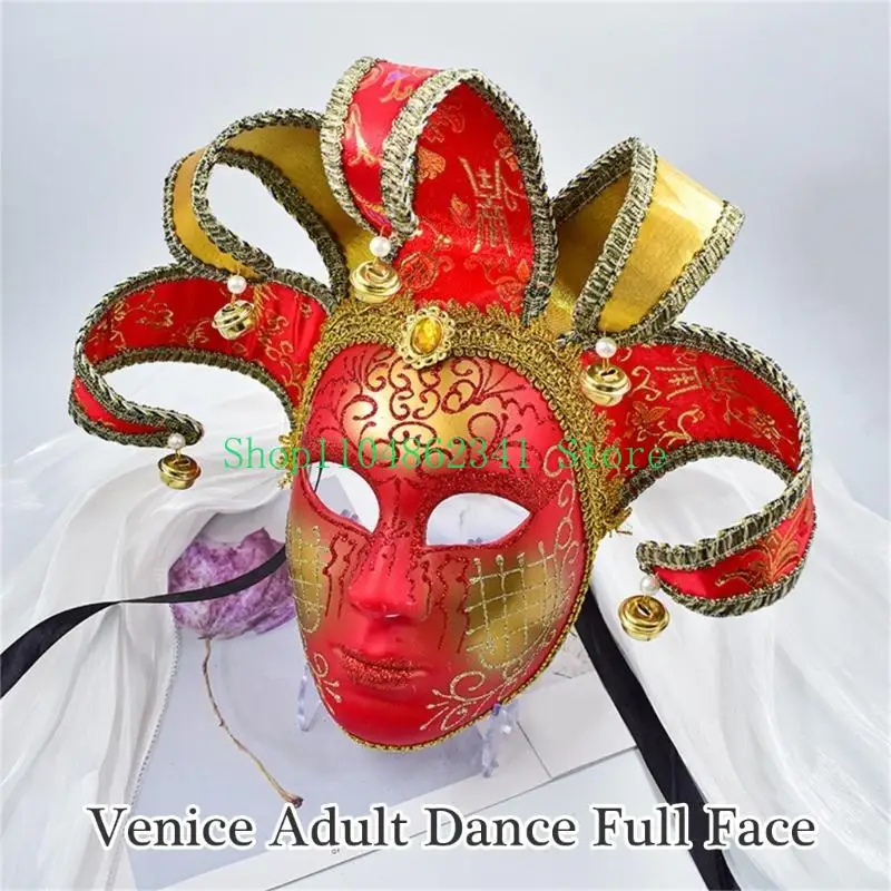 5ASD Halloween Mask Carnivals Mask Maskerade Mask Mask Mask Mask Mardi Gras Mask Comedy Mask for Party