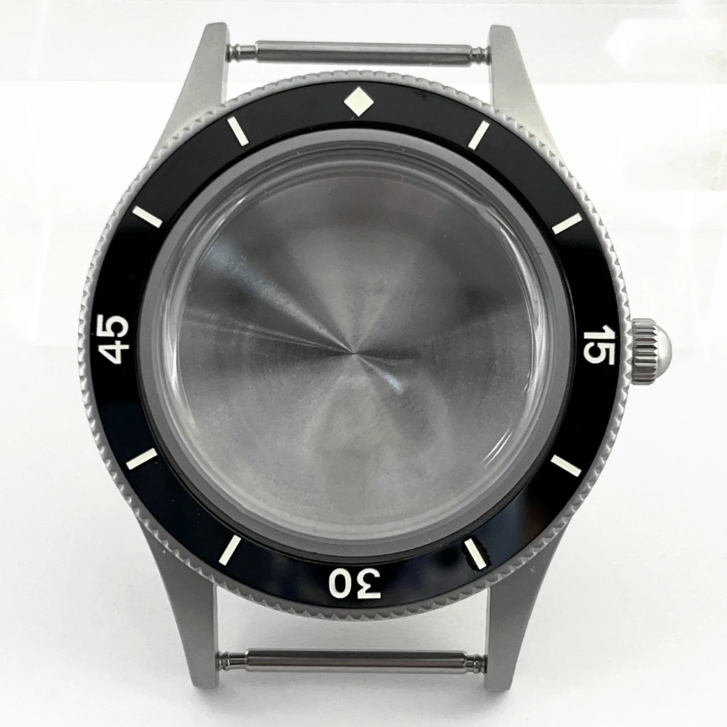 RICHUS 40mm Sterile Stainless Watch Case Plane Ceramic Luminous Bezel Fit NH34 NH35 NH36 ETA2824 PT5000 Movement