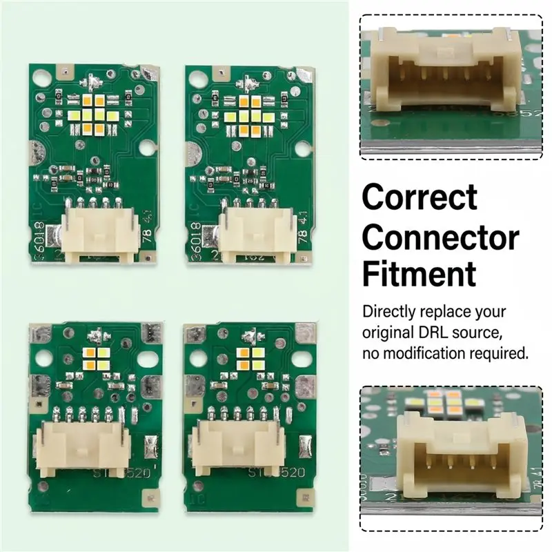 DT42-4Pcs/Set Front LED Module Chip Board For Mercedes-Benz