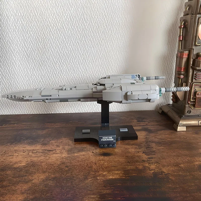 جديد MOC ستار معارك فانتوم خطر المركبة الفضائية نابو الملكي اللبنات عدة من المنزل نجمة واحدة كروزر الطوب اللعب هدية #5