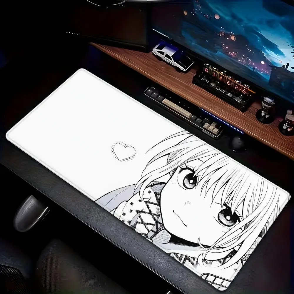 

China's hot-selling mouse pad Black and White Campus Animation Beautiful XXL Game Exclusive MousePads Non-slip Decor