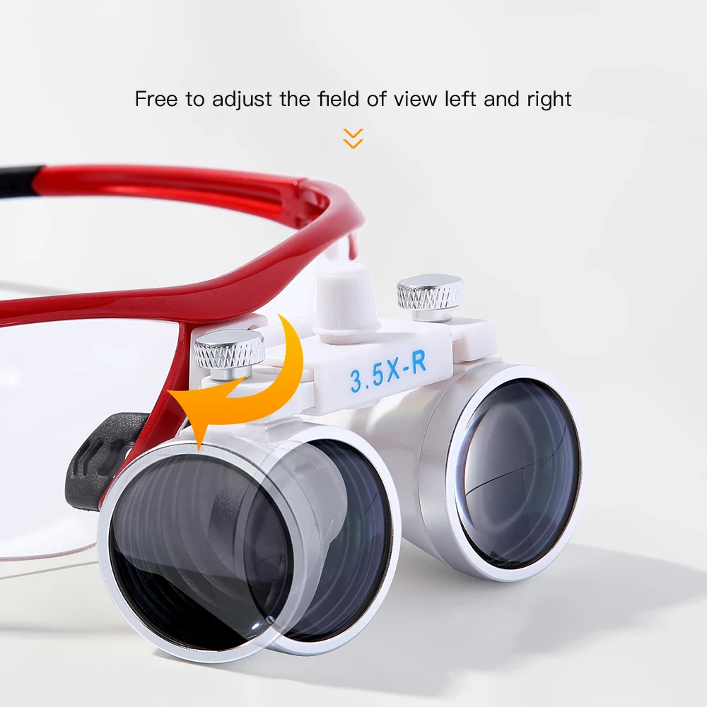 AZDENT-lupa quirúrgica Dental 3.5X, lupa para cirugía, lupa para operación médica