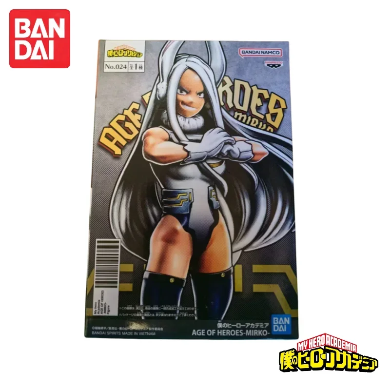 En Stock 100% Original Bandai Banpresto My Hero Academia Age of Heroes Mirko mercancía de Anime figura de acción adornos
