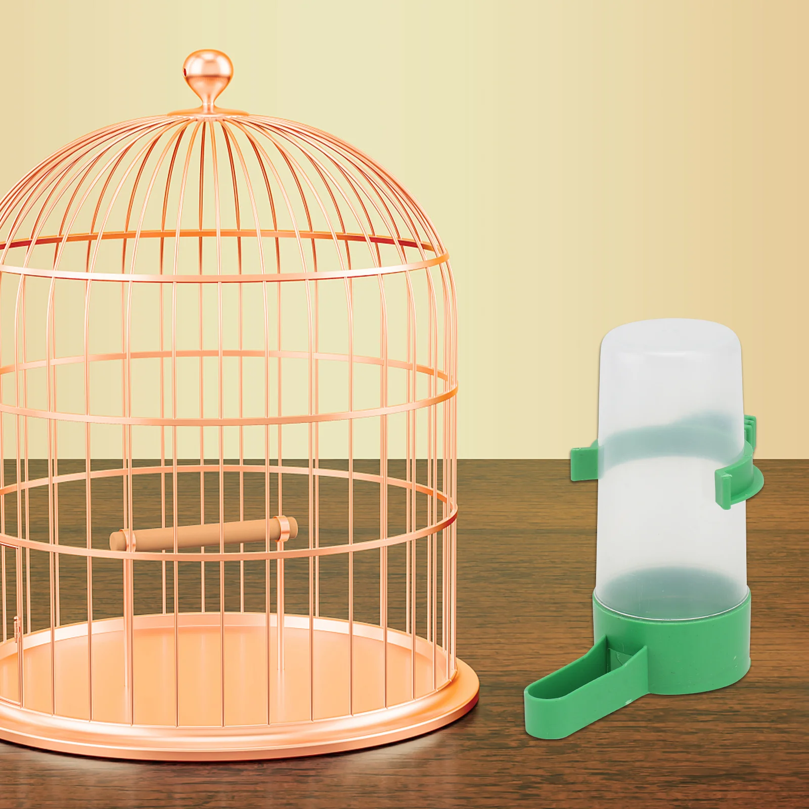 

1Set Automatic Bird Water Feeder Premium Anti-Splash Cage Drinking Fountain for Canary Parrot Small Birds Pet Supplies