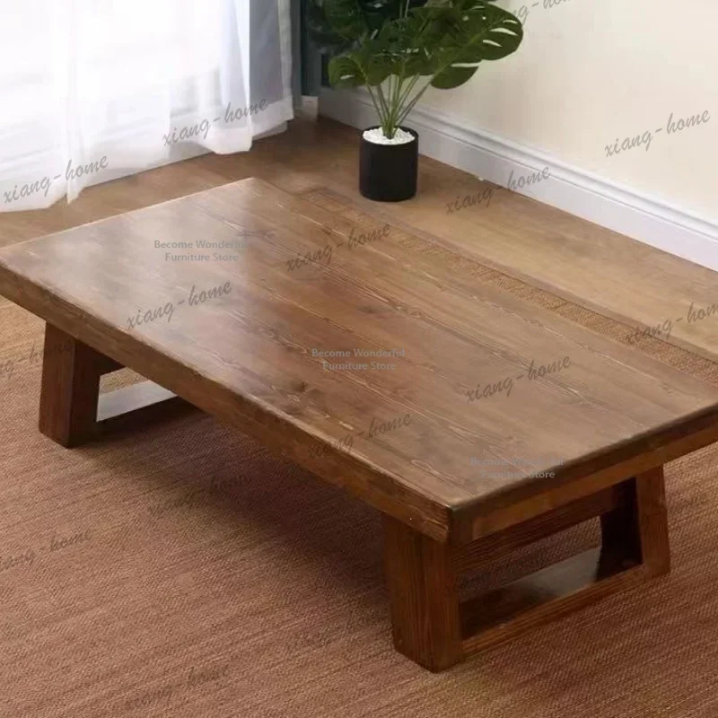 ljy Low Balcony Tatami Coffee Table Homestay Retro Tea Modern Tatami Coffee Table Homestay Wood Furniture 타타미 테이블 MH40TTM