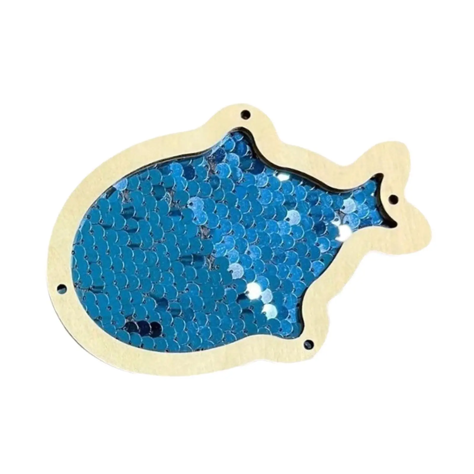 3xDIY occupé conseil partie poisson paillettes début jouet éducatif pour enfants cadeau d'anniversaire jaune