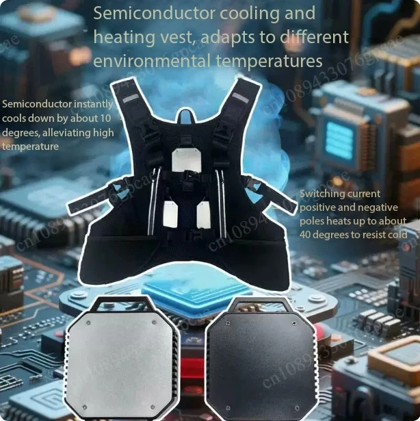 Semiconductor Refrigeration Cooling Air Conditioning Clothing Summer Semiconductor Air Conditioning Clothing Refrigeration Vest